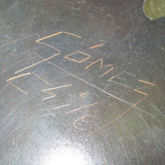 Vintage MCM Mid Century Modern Wall Hanging SIGNED - Picture 8 of 15